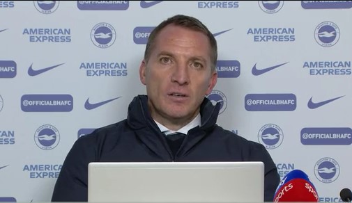 Rodgers hails Leicester's hunger after comeback win at Brighton