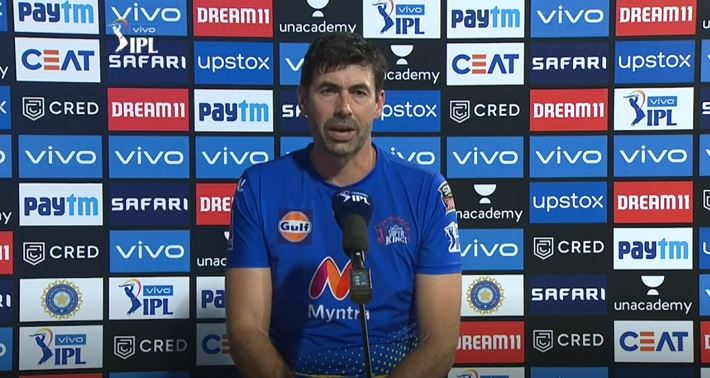 Fleming reacts to CSK's dominant win over Punjab