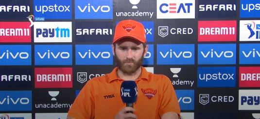 Kane's reaction after Delhi beat Hyderabad in super over