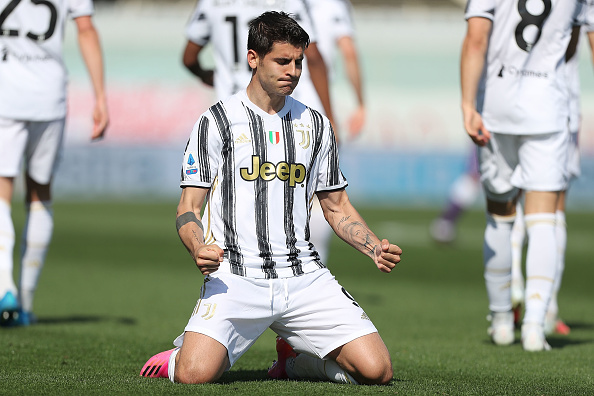 Morata stunner helps Juventus draw 1-1 against Fiorentina