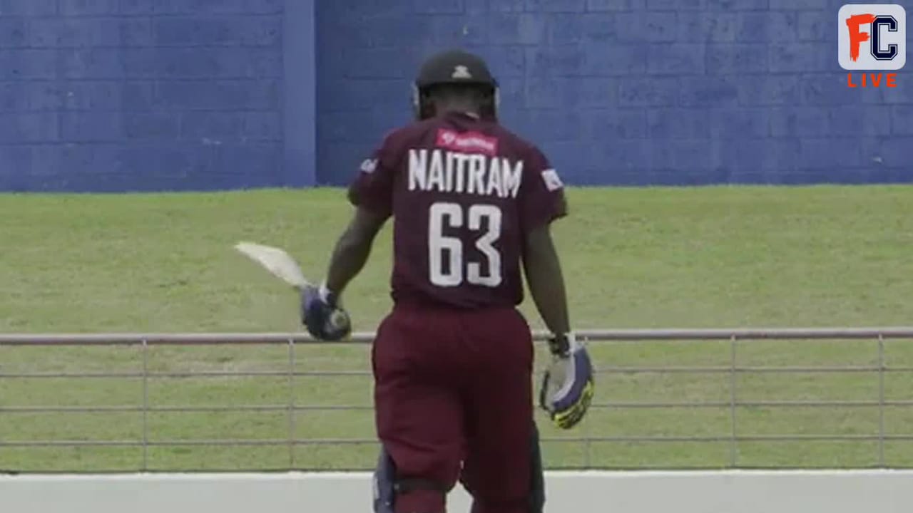 Naitram's undefeated knock of 51 from 29 balls