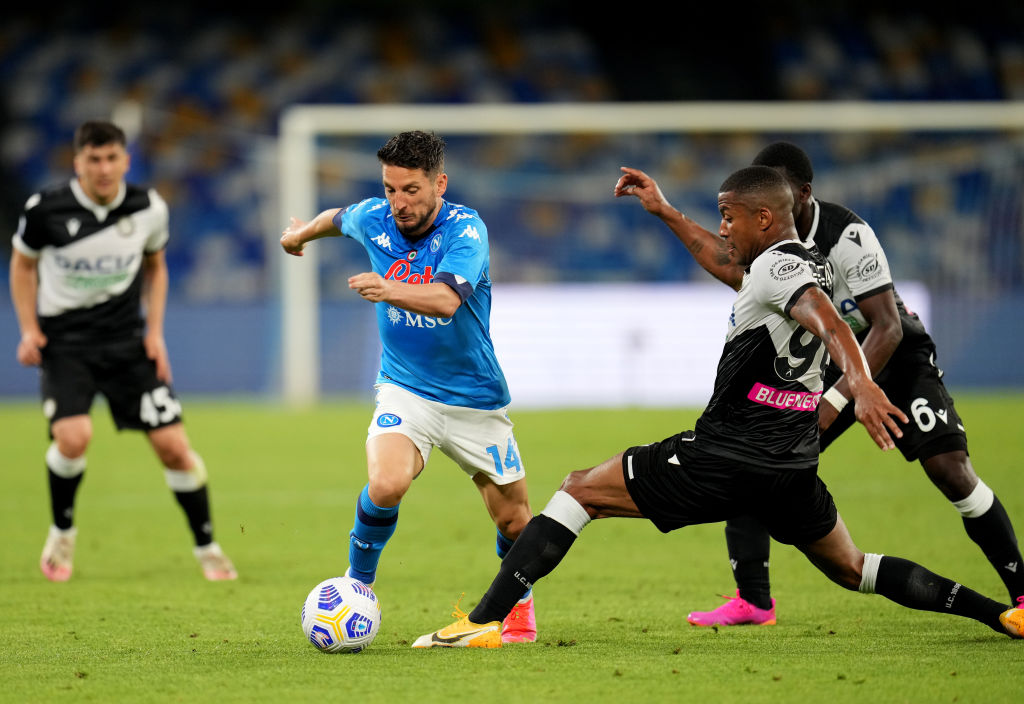 Napoli up to 2nd in Serie A after thrashing Udinese, 5-1