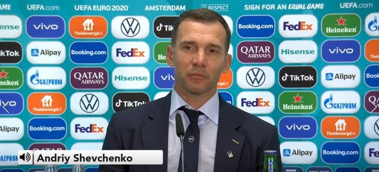 Shevchenko thanks team for fightback against Netherlands
