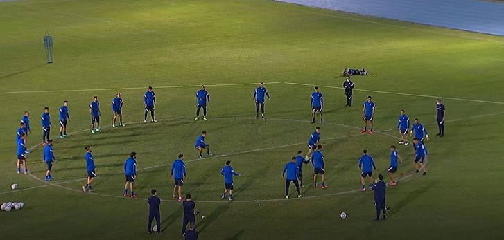 Chile train for Copa America opener