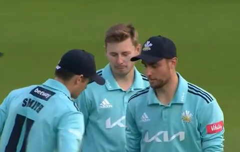 Right on the money! Gus Atkinson's 4-fer vs Middlesex