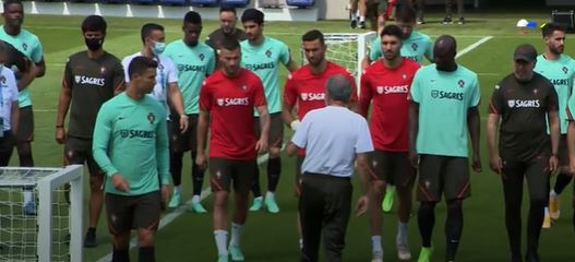 Portugal train ahead of Euro 2020 opener