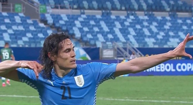 Cavani's spot kick helps Uruguay pip Paraguay 1-0