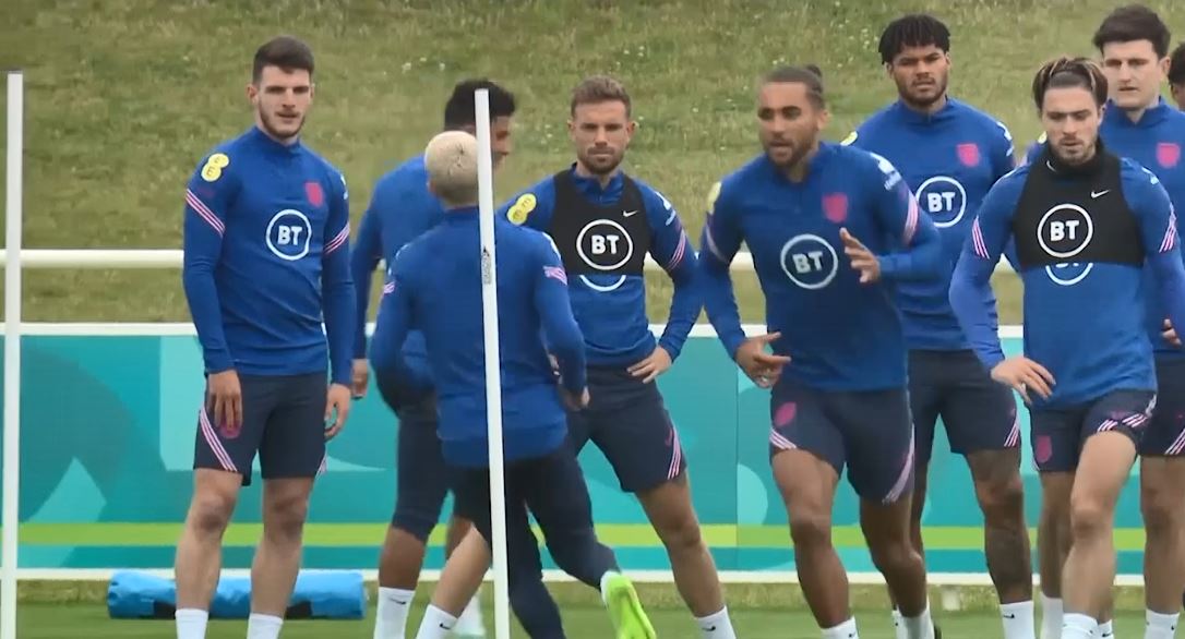 England train ahead of high-profile R16 encounter