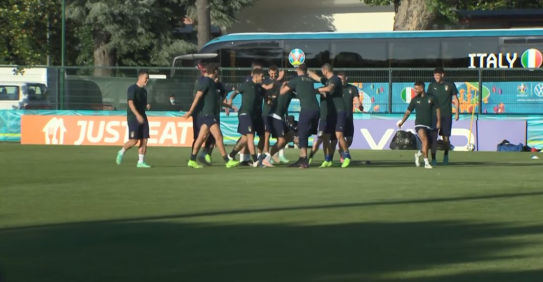 Italy train ahead of Switzerland tie