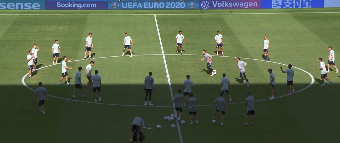 Spain train on the eve of Euro 2020 opener