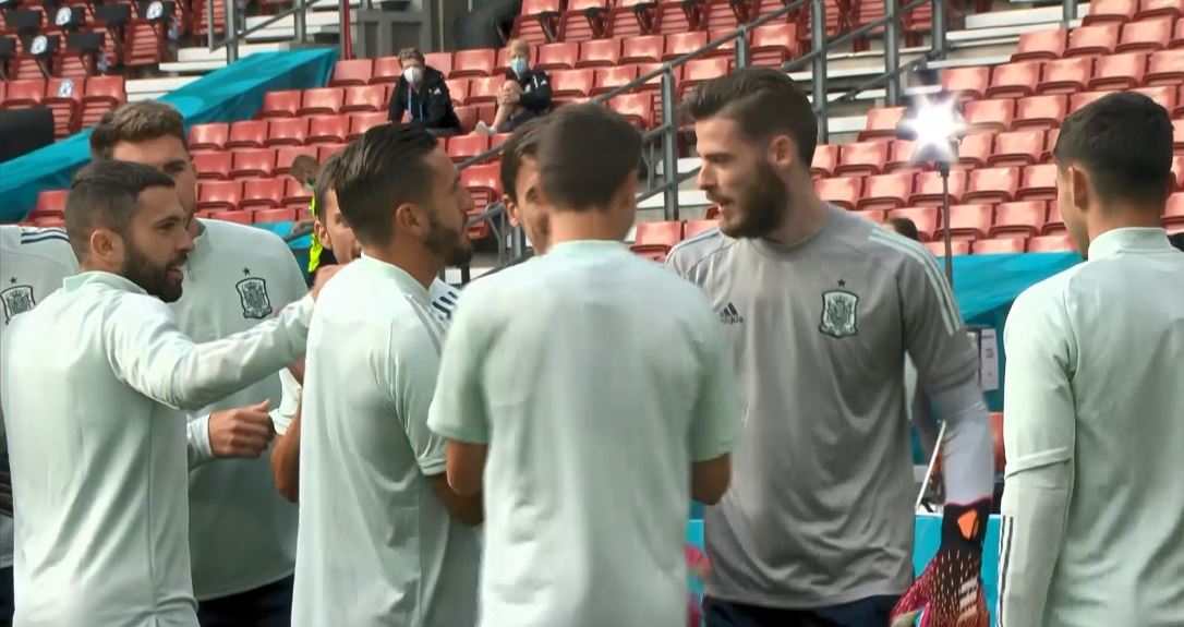 Spain train ahead of R16 match against Croatia