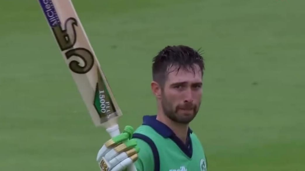 Balbirnie's knock of 102 (117) sees Ireland home