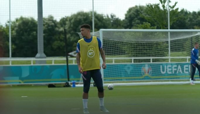 England train ahead of Euro 2020 final