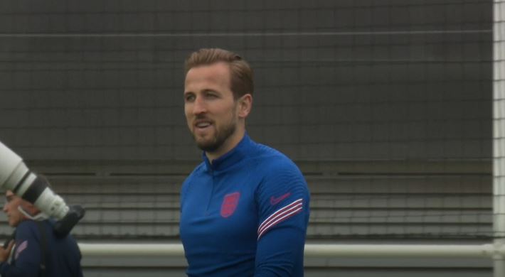 Kane, Sterling and England train ahead of Euro 2020 quarter-final v Ukraine