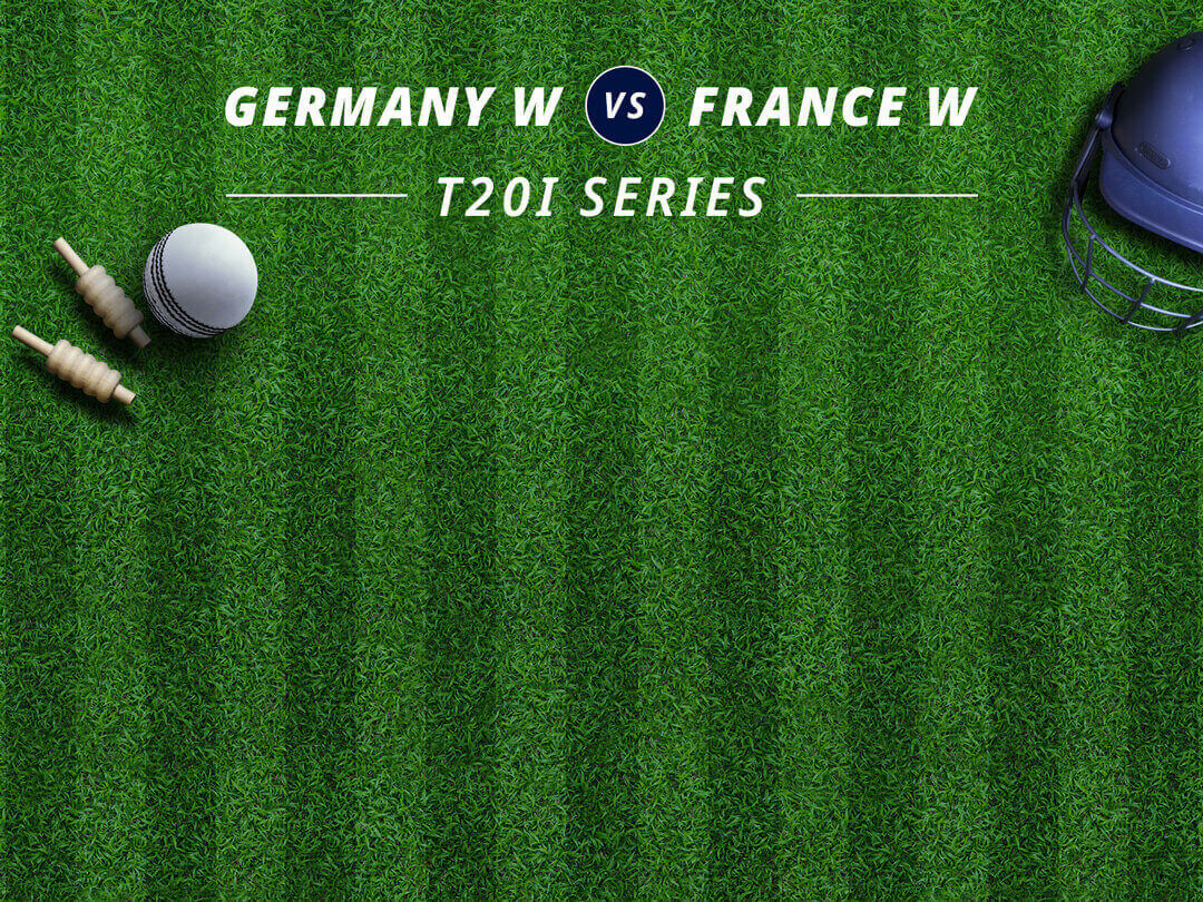 Match #3 - t20 of germany women vs france womens t20i series, 2021: germany women vs france women banner