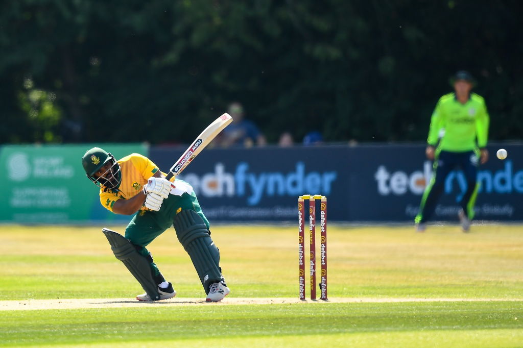 Temba Bavuma smashes 72 off 51 vs IRE