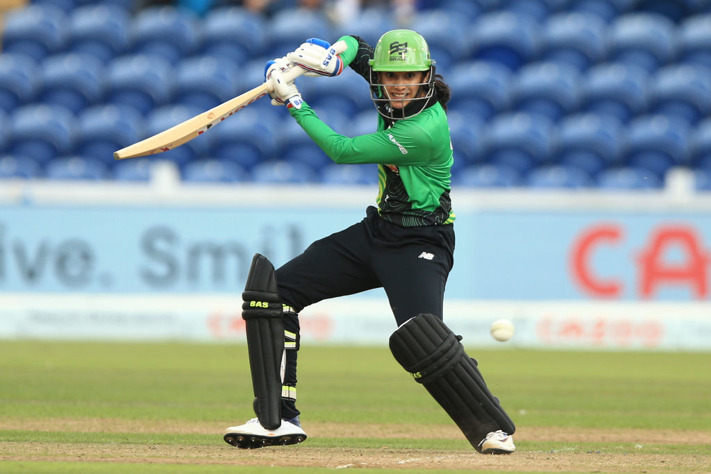 61* off 39! Mandhana takes the fire to Welsh