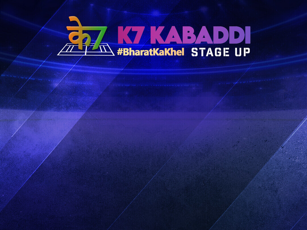 Match #40 of k7 kabaddi stage up banner