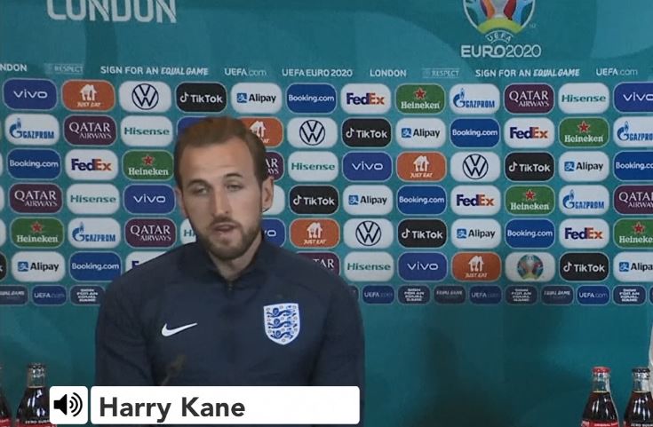 Kane on Eriksen shirt presentation plans ahead of Denmark game