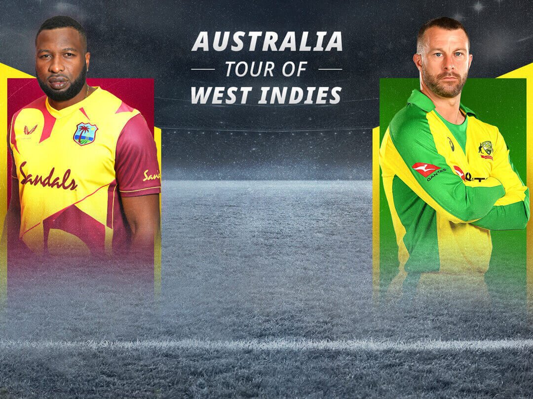 Match #9 - odi of australia tour of west indies, 2021: west indies vs australia banner