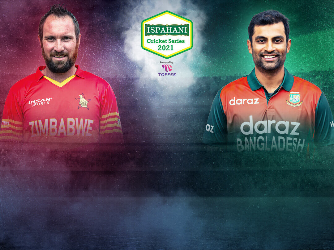 Match #7 - t20 of bangladesh tour of zimbabwe, 2021: zimbabwe vs bangladesh banner