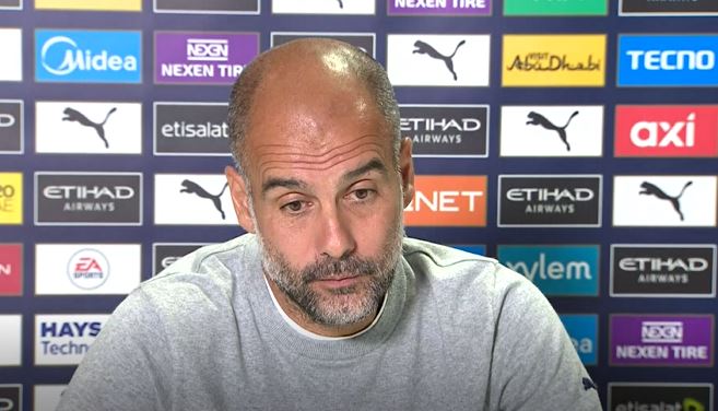 Guardiola: We won't let our guard down against Arsenal