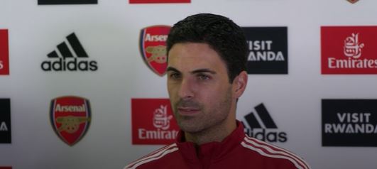 Arteta looks ahead to London derby against Chelsea