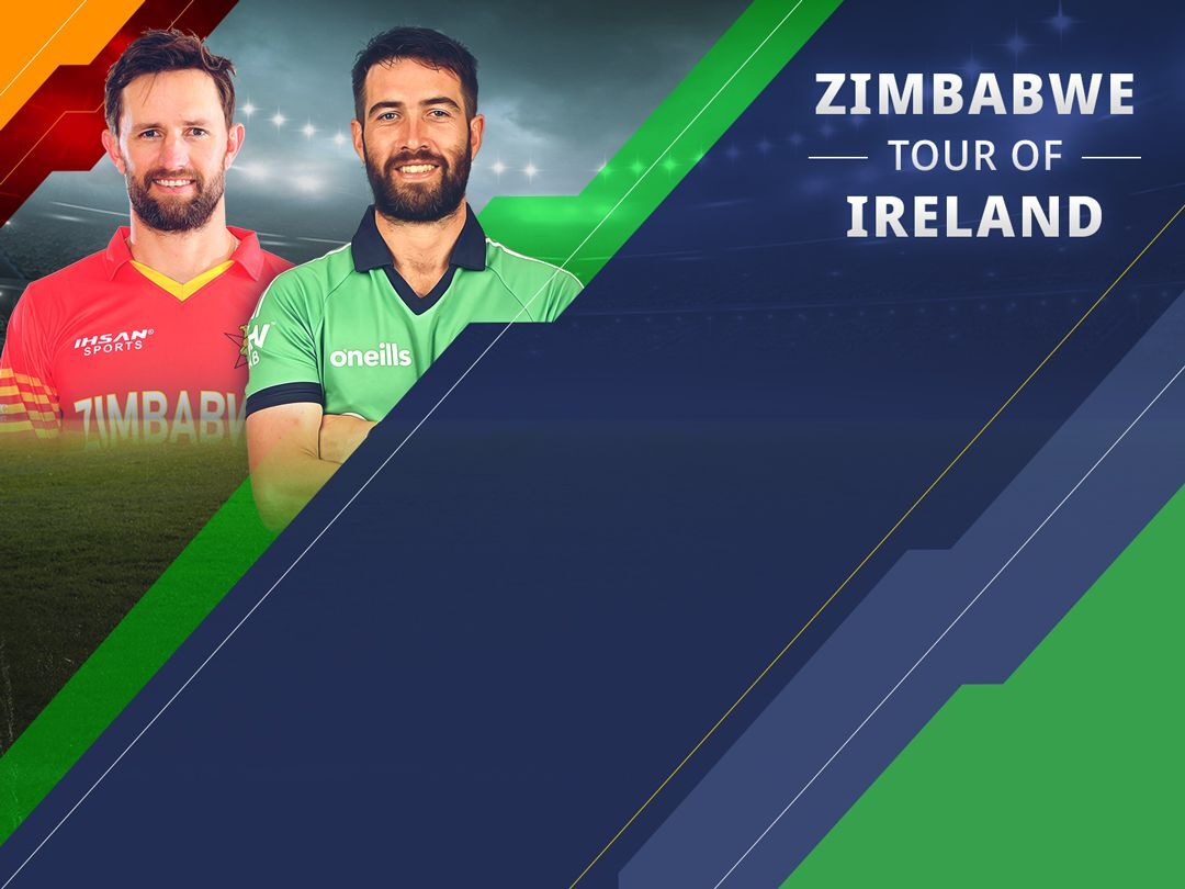 2nd t20i of zimbabwe tour of ireland, 2021: ireland vs zimbabwe banner