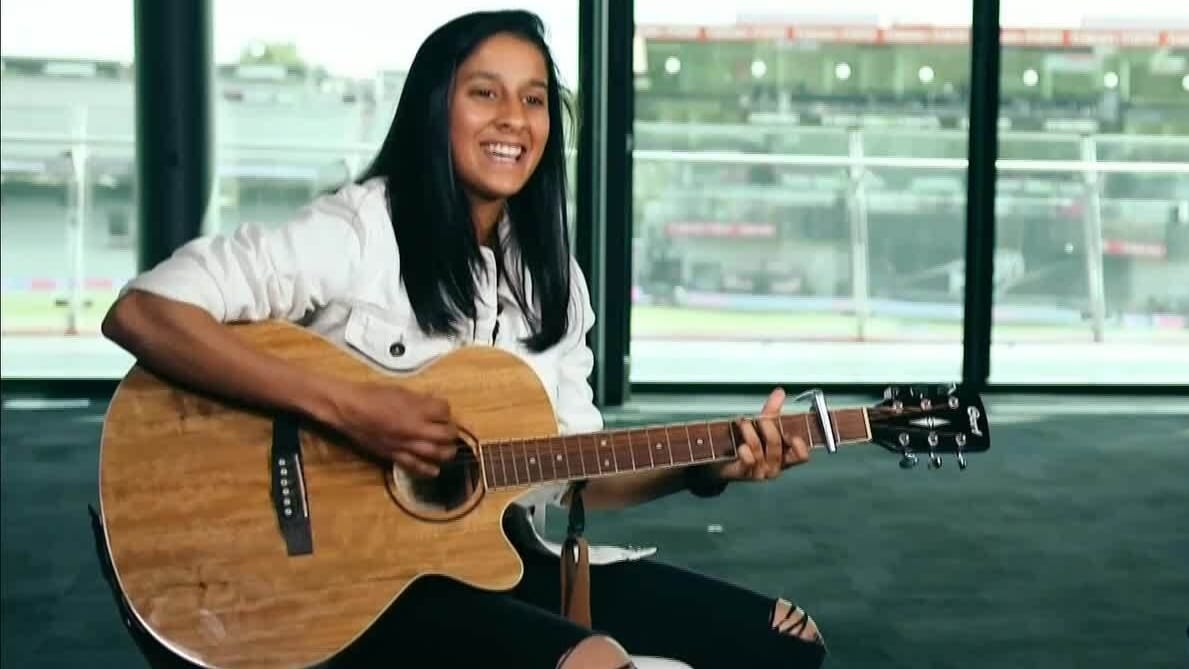 Rockstar Jemimah jams with Butcher