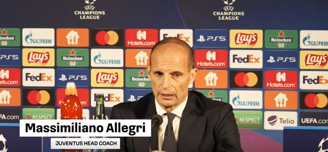 Allegri discusses Juventus' 3-0 win over Malmo