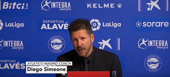 “It’s my responsibility” - says Simeone as Atletico lose to Alaves