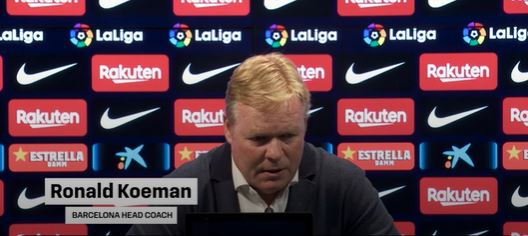 You cannot be happy after drawing against Granada at home, says Koeman