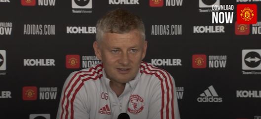 Seems like Ronaldo is happy to be back, says Solskjaer