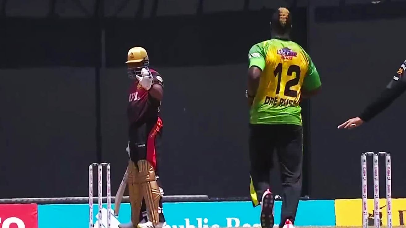 TENSION UP! Russell is not happy with Pollard