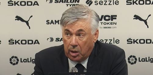 Ancelotti praises players as Real beat Valencia