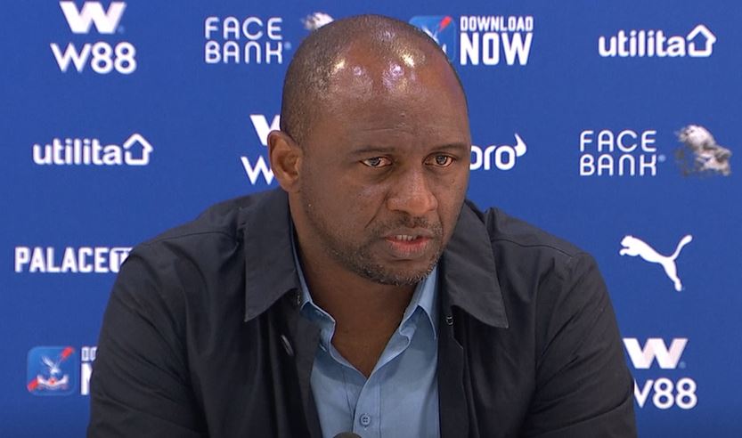 Vieira appreciative as Palace beat Spurs