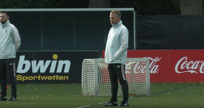 Flick oversees Germany training ahead of WC Qualifiers