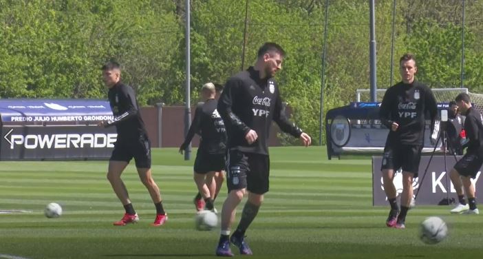 Argentina practice for the first time since COVID pandemic