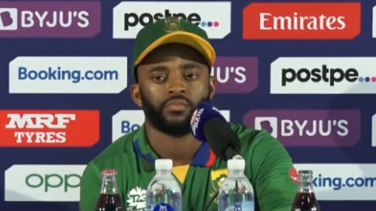 Bavuma reacts post the AUS vs SA match