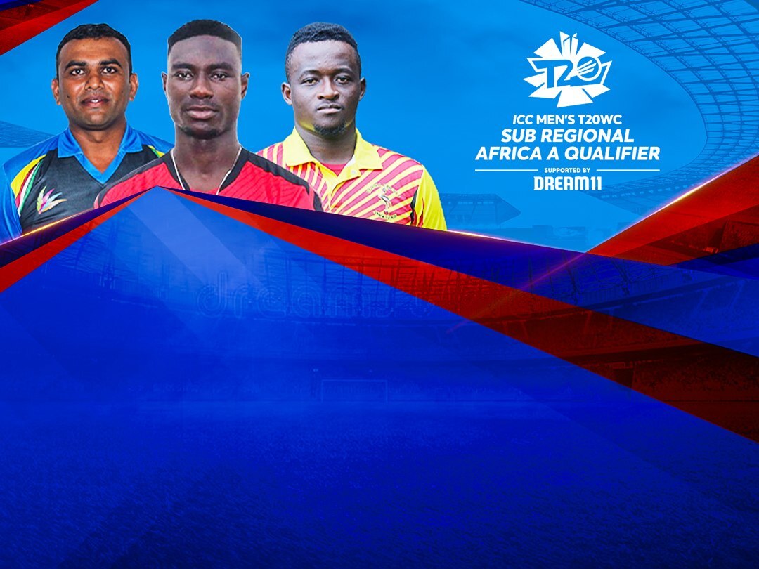 Match 3 of icc mens t20 world cup africa qualifier: malawi vs uganda banner