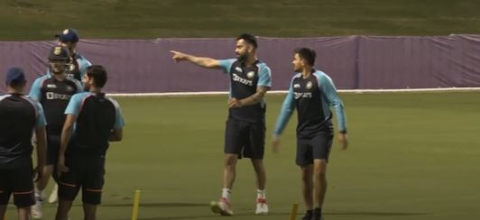 India train ahead of crucial NZ clash