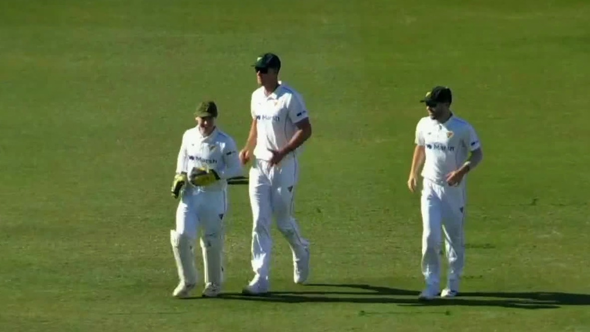 Sheffield Shield, M4: WAU vs TAS, Day 1 - Highlights