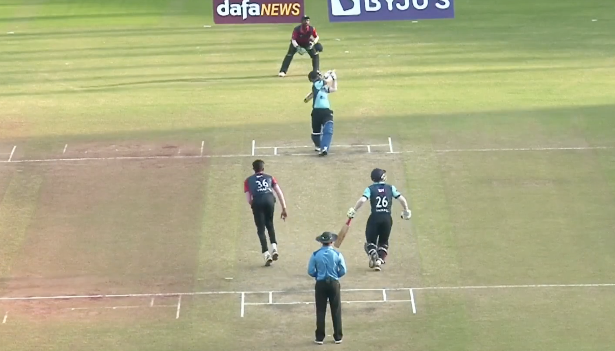 Praful hits 6,2,6,4 in last over to seal a thriller for SKY Blue