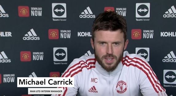 "I have felt calm all week" Carrick just focused on Chelsea