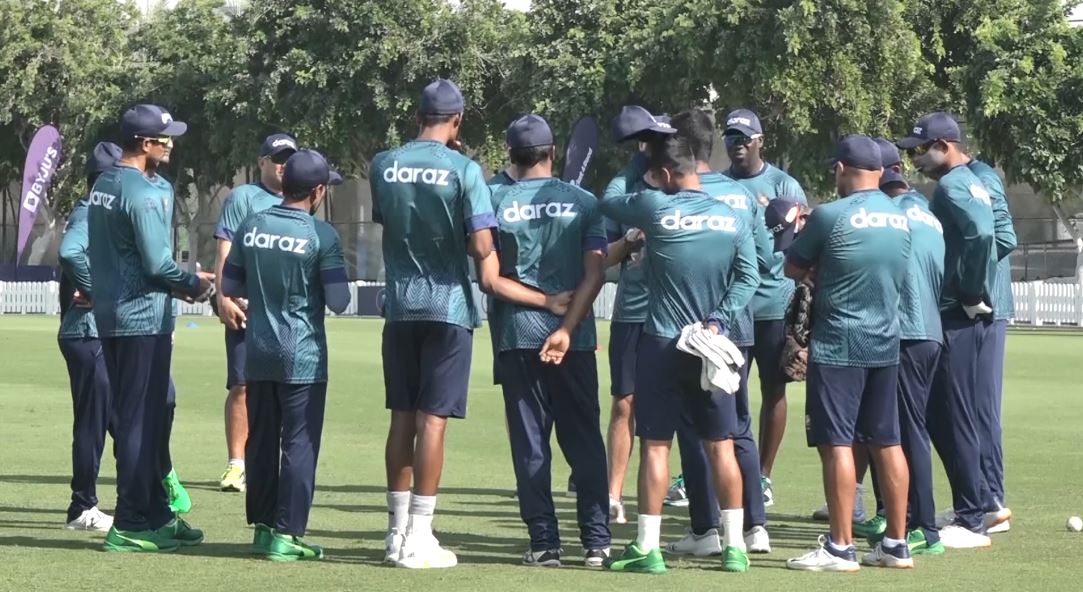 BAN train ahead of their clash against SA