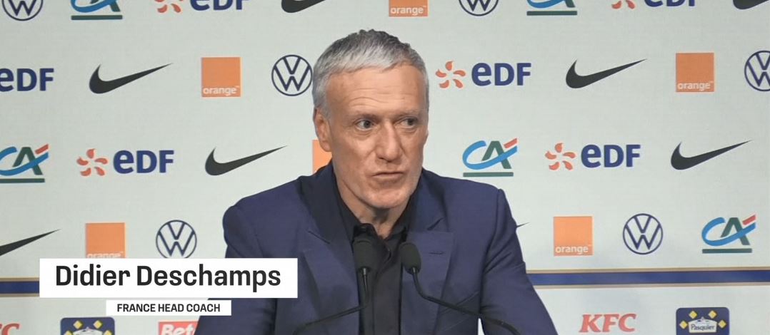 Deschamps praises France after the win over Kazakhstan