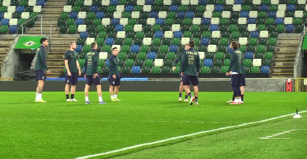 Italy prepare to face Northern Ireland in WC qualifier