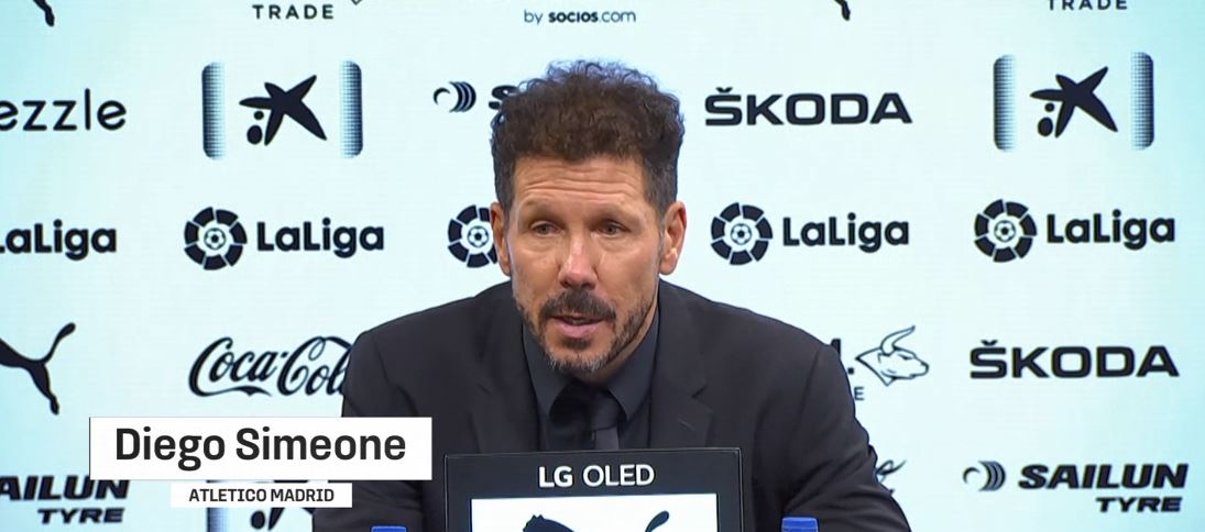 Simeone takes blame as Valencia score two in stoppage time