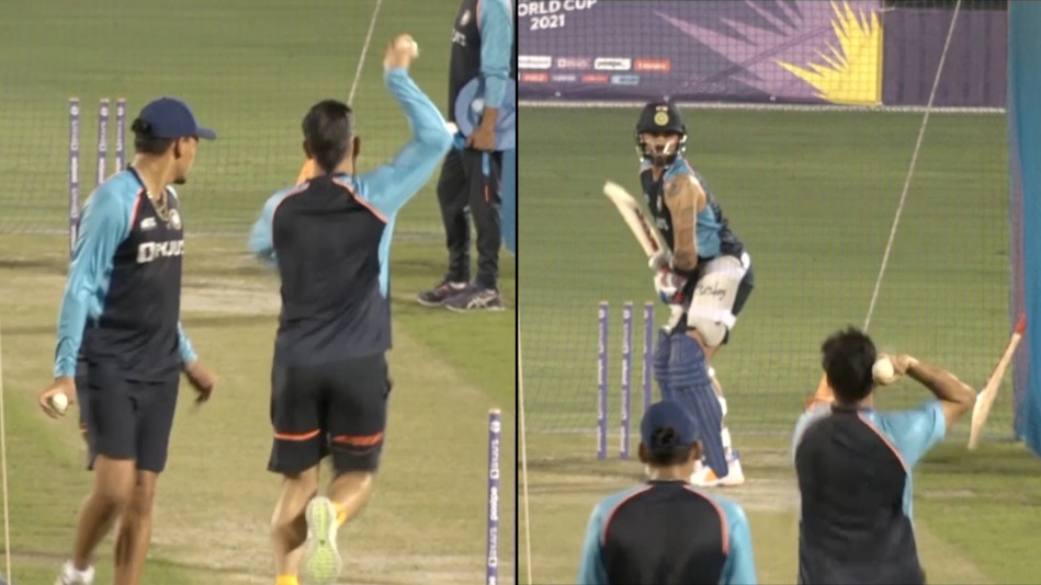 Dhoni spins. Kohli knocks. India train.