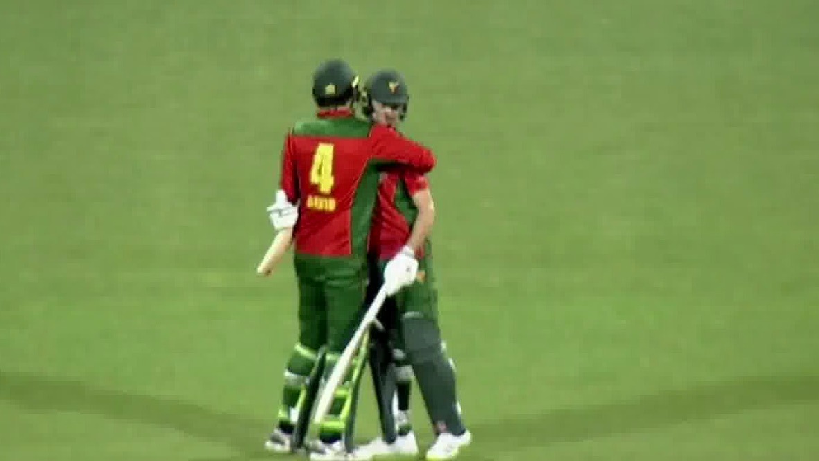 McDermott's hundred leads Tasmania to victory